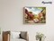 Figured'Art Paint by Numbers for Adults with Frame Breakfast in a Mediterranean village 16"x20" - Craft Art Painting DIY Kit Canvas Already Stretched on a Wooden Frame